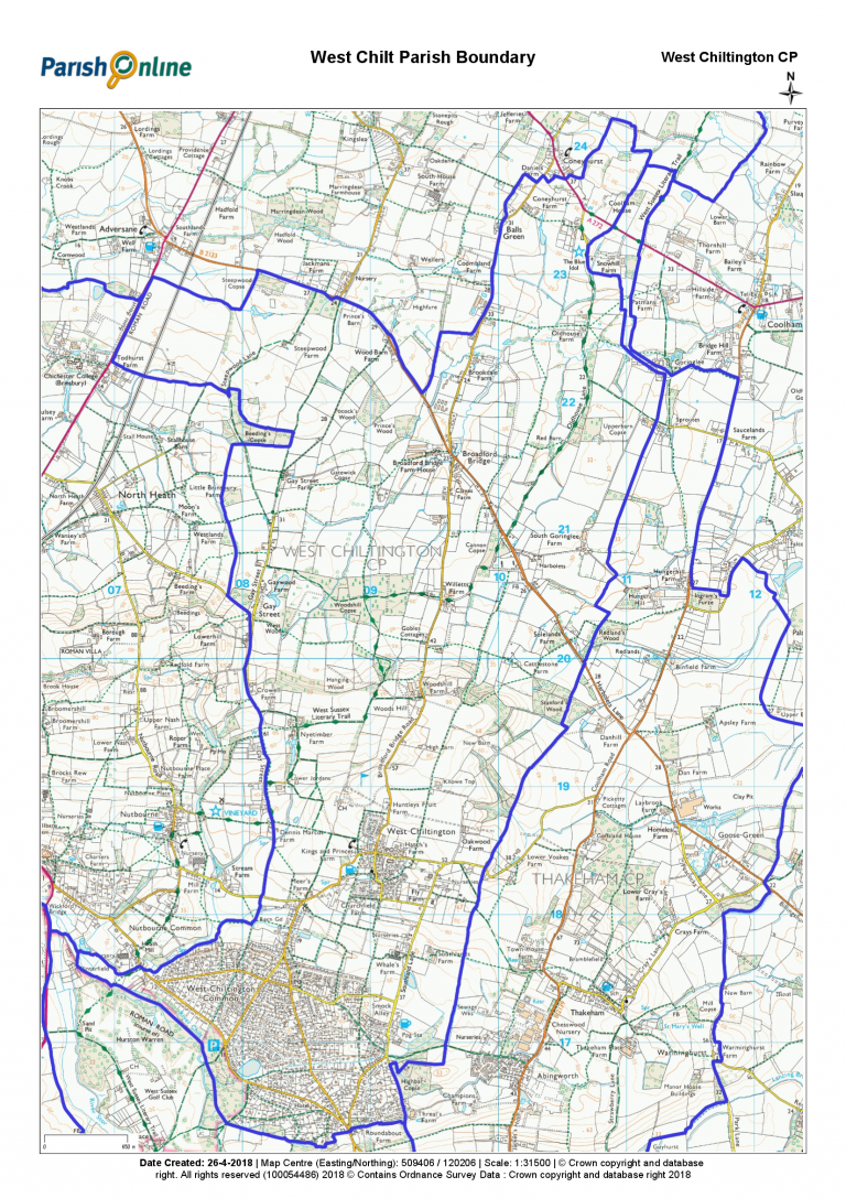 Parish Boundary West Chiltington Parish Council